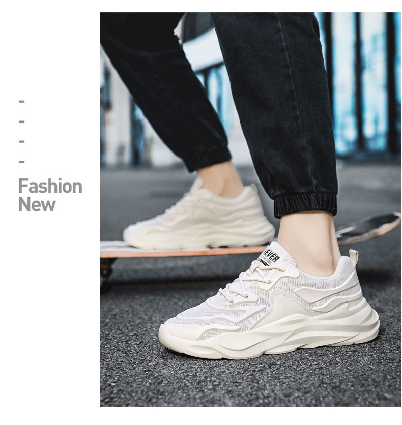 Atmungsaktive, lässige Herren-Sneaker, niedrige Schuhe, leichte, rutschfeste Gummisohle, modische Dad-Schuhe für den Sommer_voghion.com