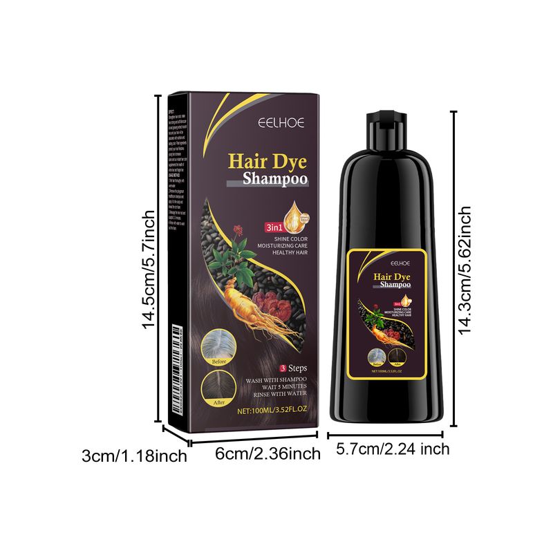 EELHOE Growth Polygonum Multiflorum Essence Nourishing Hair Clean Smooth More Shiny Shampoo_voghion.com