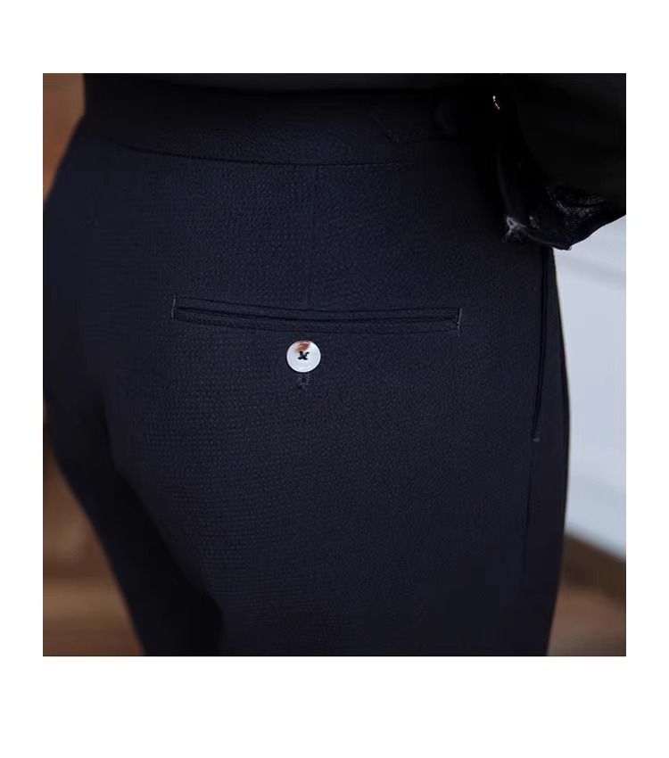 Roupas masculinas, novas calças retrô versáteis e modernas para deslocamento_voghion.com