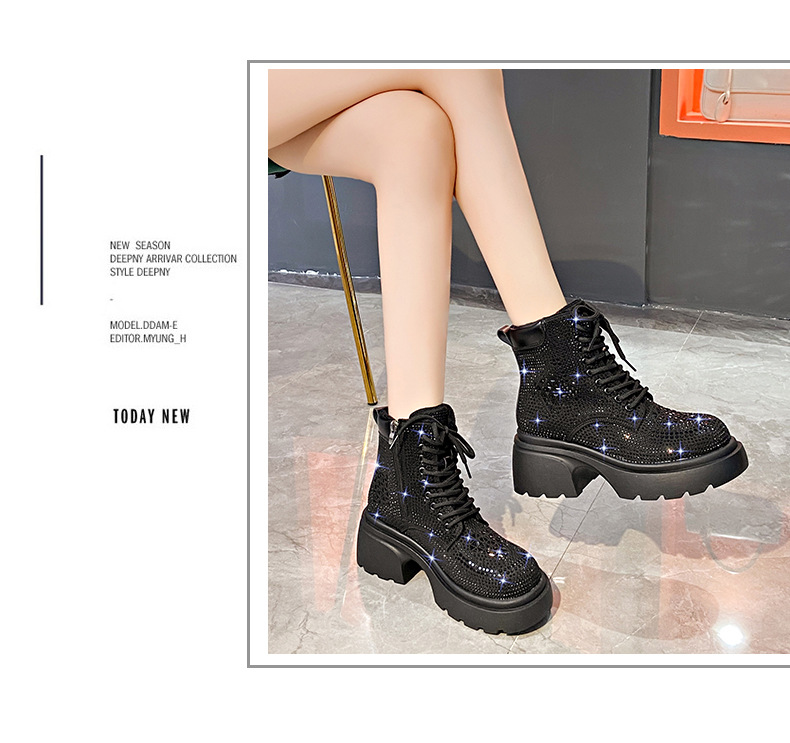 Sternenklare Martin-Stiefel mit Strasssteinen für Damen 2024 Herbst und Winter, neue High-End-Modestiefel sowie warme, kurze Stiefel aus Samt_voghion.com