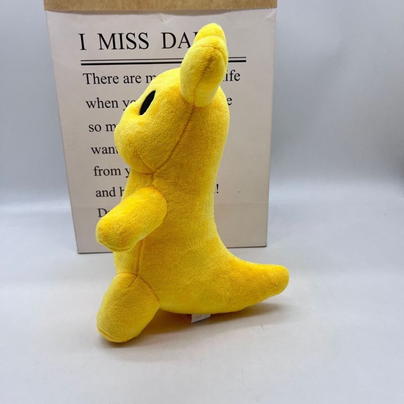 White World Slug Rain Cat Plush Toy Stuffed Animal Gift For Kids_voghion.com