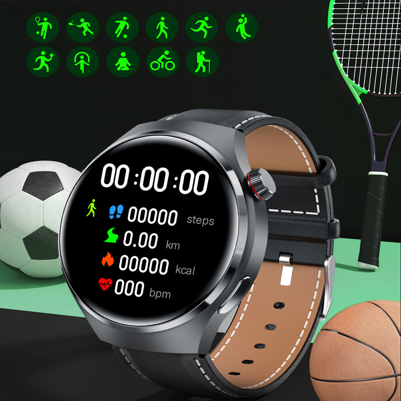 2023 nowy inteligentny zegarek NFC mężczyźni GT4 Pro HD połączenia głosowe zegarki sportowe kompas GPS Tracker wodoodporny SmartWatch dla Huawei Xiaomi_voghion.com