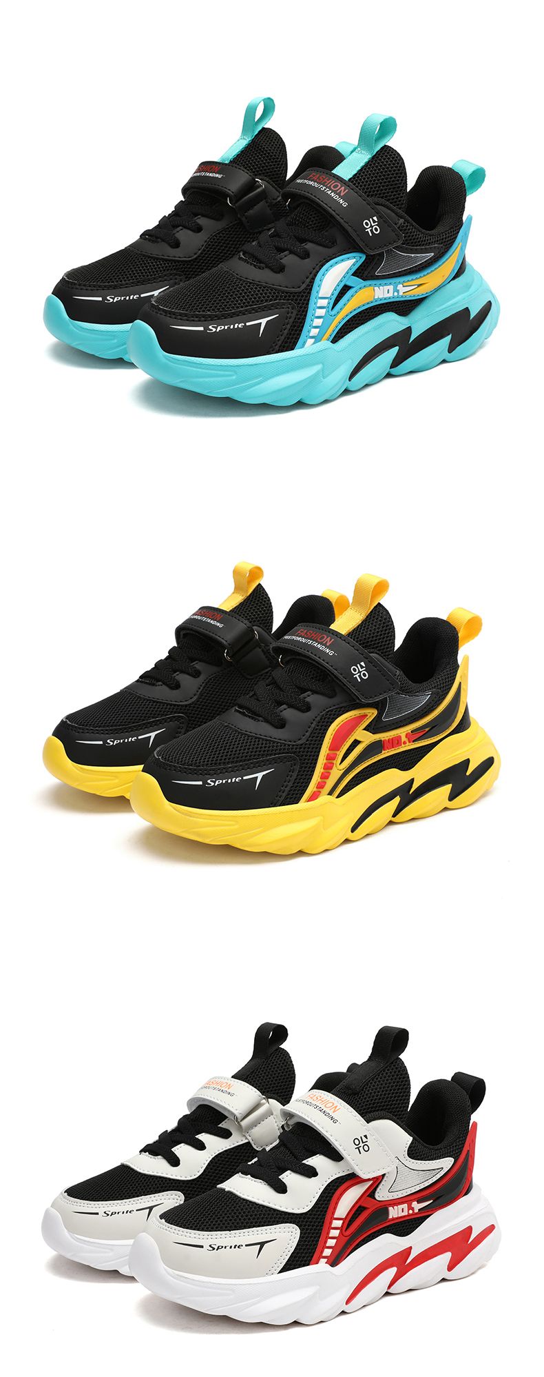 Kinder-Sneakers, Sportschuhe für Jungen, modisch, Leder, atmungsaktives Mesh, bequem, lässig, rutschfest, für draußen_voghion.com