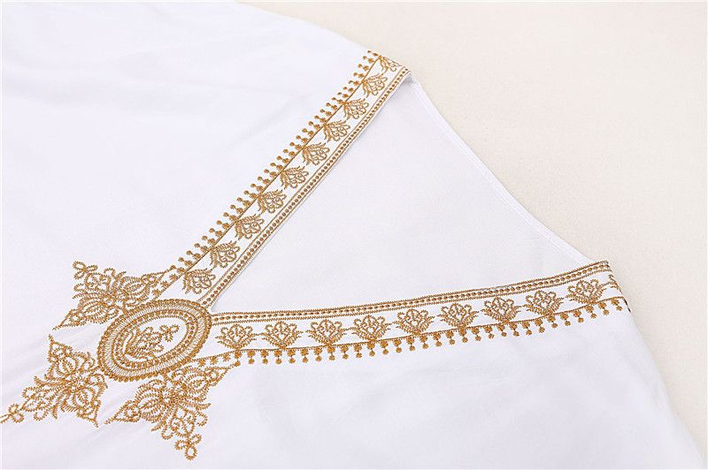 Damenbekleidung, besticktes Strandkleid aus Baumwolle, besticktes Urlaubs-Bikini-Überzug_voghion.com