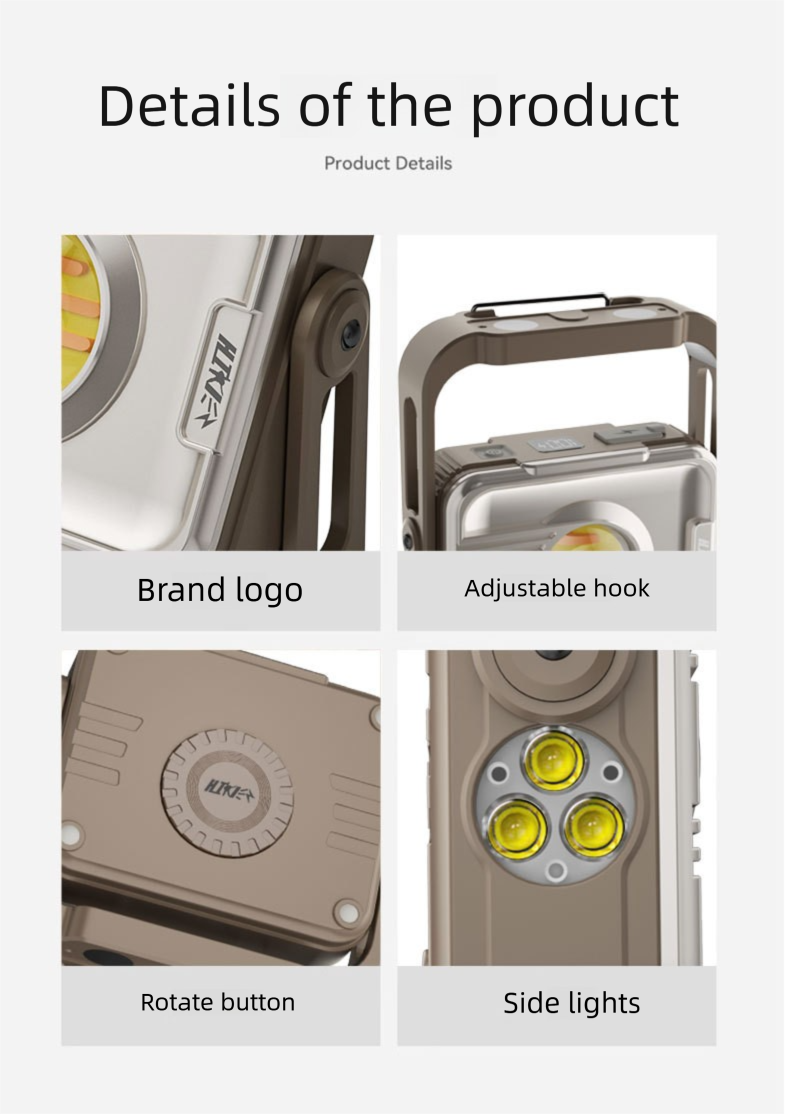 New Outdoor Portable Long Battery Life LED Strong Emergency Camping Light_voghion.com