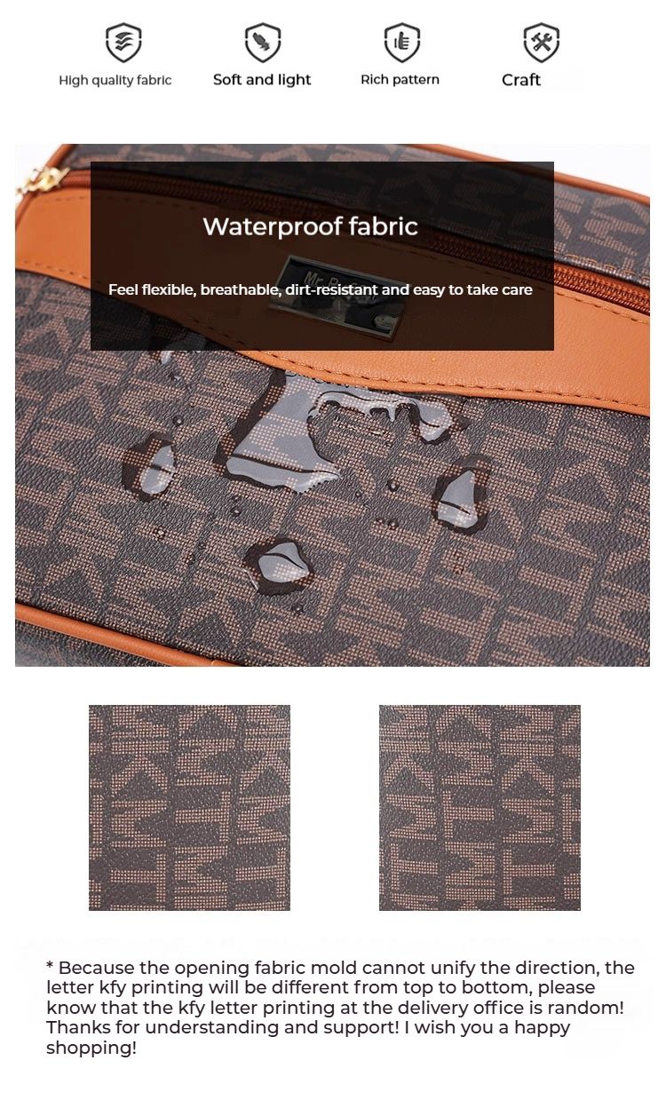Bolso bandolera para mujer de nuevo estilo: lujoso bolso de hombro multicapa con doble cremallera y gran capacidad, ideal para ir al trabajo y hacer compras._voghion.com