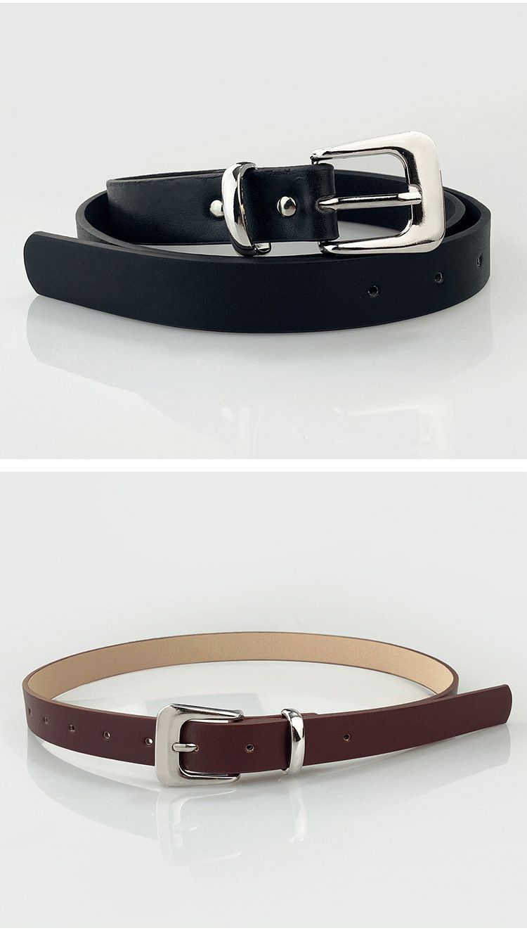 2024 New Belt Women's Versatile Simple Needle Buckle Belt Paired with Jeans Belt High End Women's Belt_voghion.com