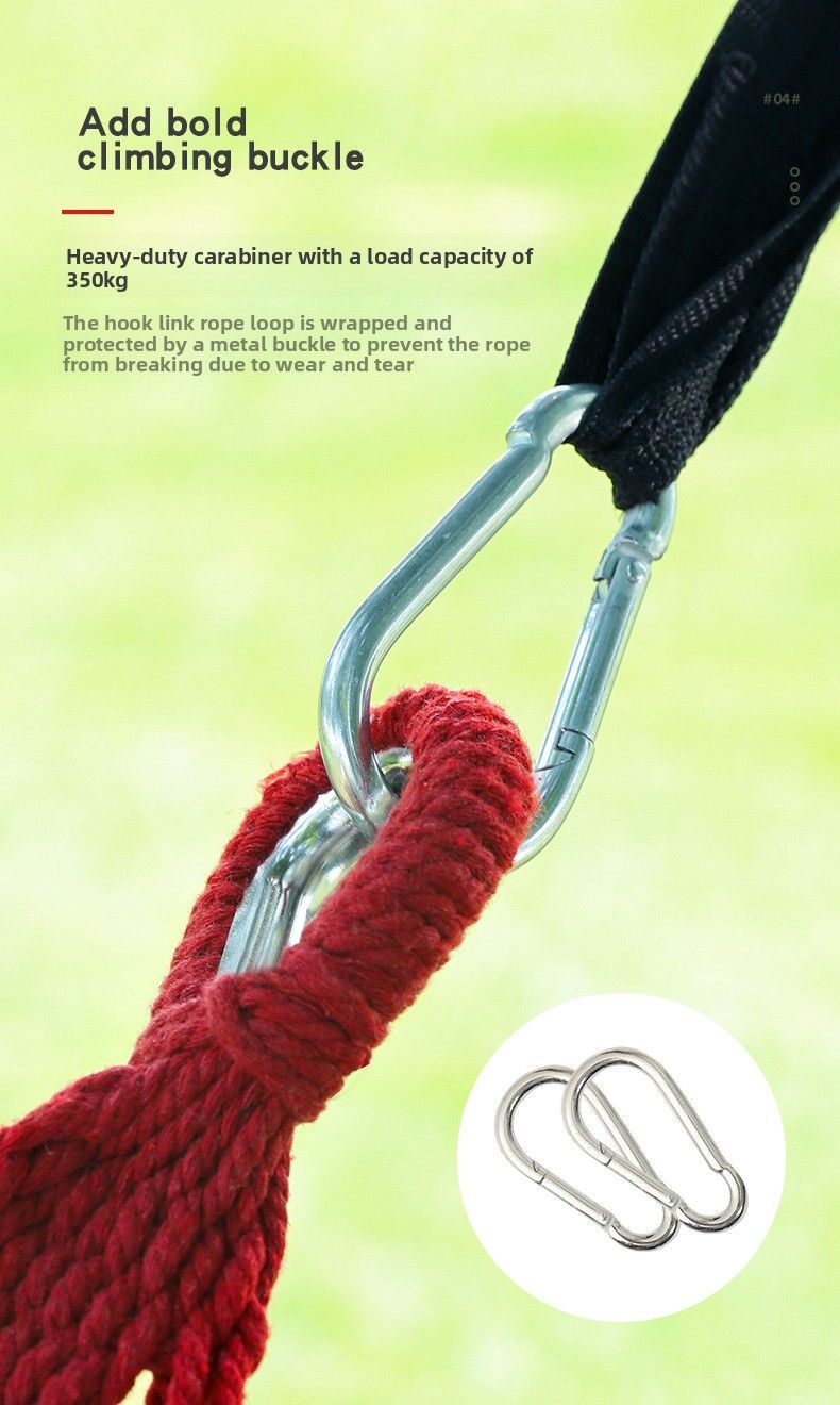 Outdoor Anti-Rollover Equipment Foldable Portable Balcony Home Camping Swing Double Hammock Chair_voghion.com