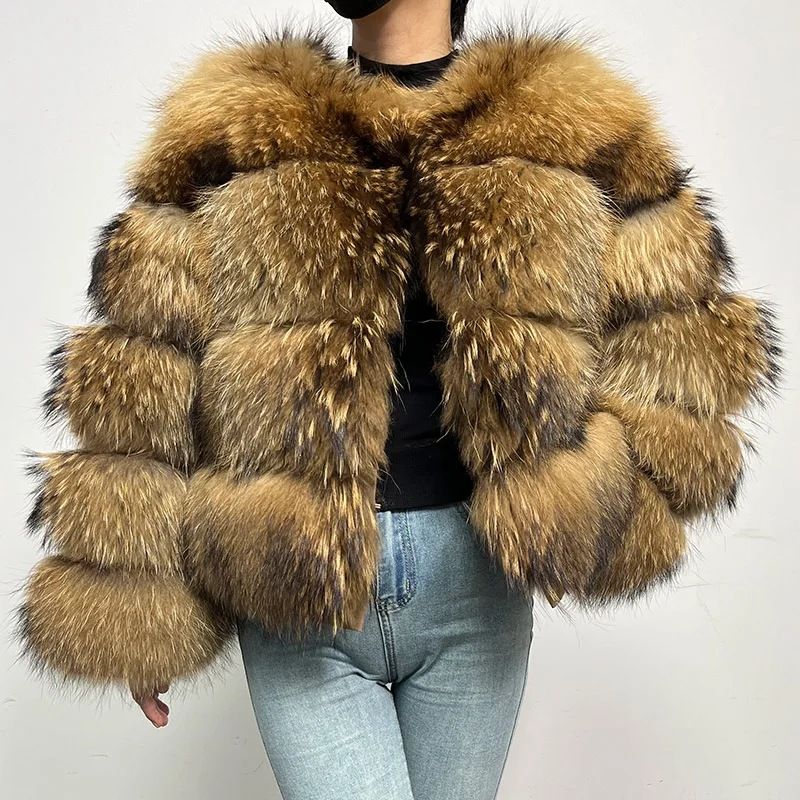 Damenbekleidung Pelzmantel Kunstpelz Kunstpelz Wintermantel Damen Kurzjacke mit Lederbesatz, modisch und warm, mehrere Farben und Größen_voghion.com