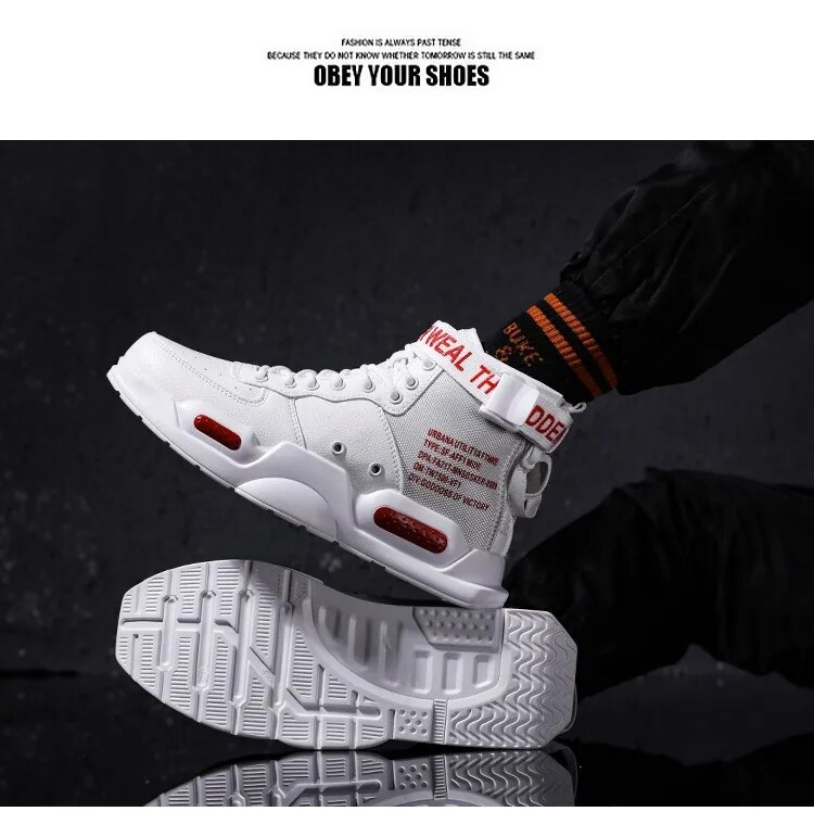 Herren Casual High Top Trendy Jungen Basketball Tennis Outdoor Offroad Schuhe Paar Sport_voghion.com