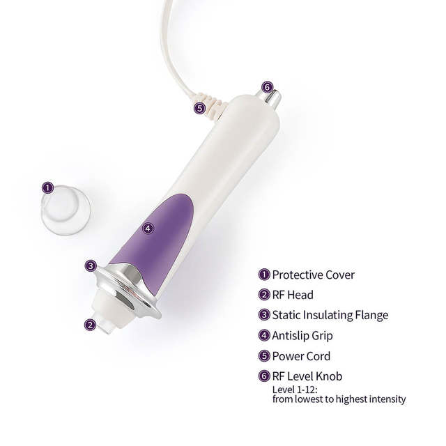 12Stufen RF Radiofrequenz Facelifting Maschine EMS Mikrostrom Hautverjüngung Straffen Aufhellen Schönheitsmaschine_voghion.com