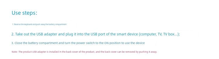 Computer-TV Android Box Drahtlose Fliegen USB Tastatur Mini Schlüssel Maus Anzug Touch Pad Fernbedienung_voghion.com