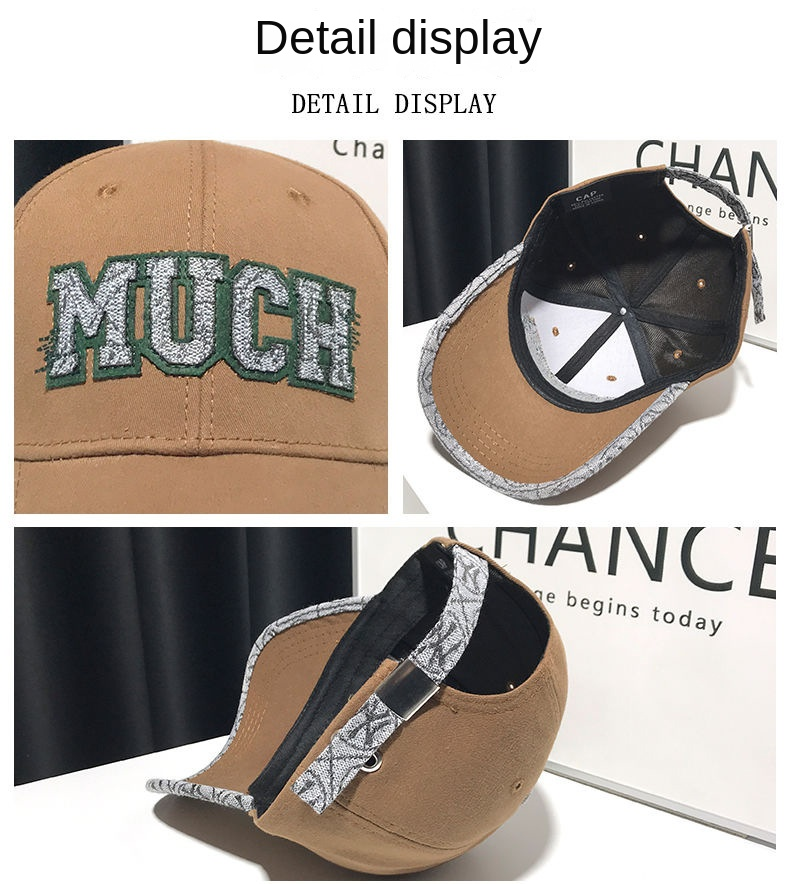 2023 Autumn and winter new high quality women's embroidered letter baseball cap small fragrant wind with hard top face small cap_voghion.com