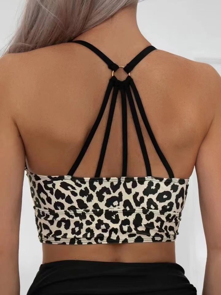 2025 neue frauen Badeanzug Zwei-Stück Konservative Bikini Leopard Print Sexy Bademode_voghion.com