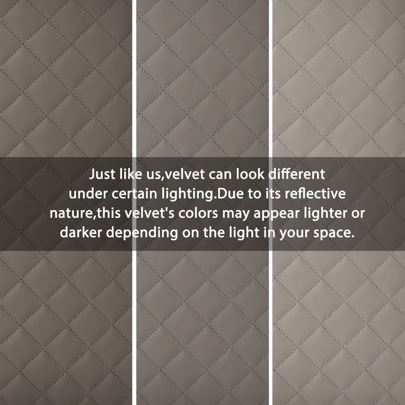 Ensemble de 4 chaises de salle à manger en velours beige avec dossier haut, capitonnage à boutons, structure en bois massif, comprend 2 chaises_voghion.com