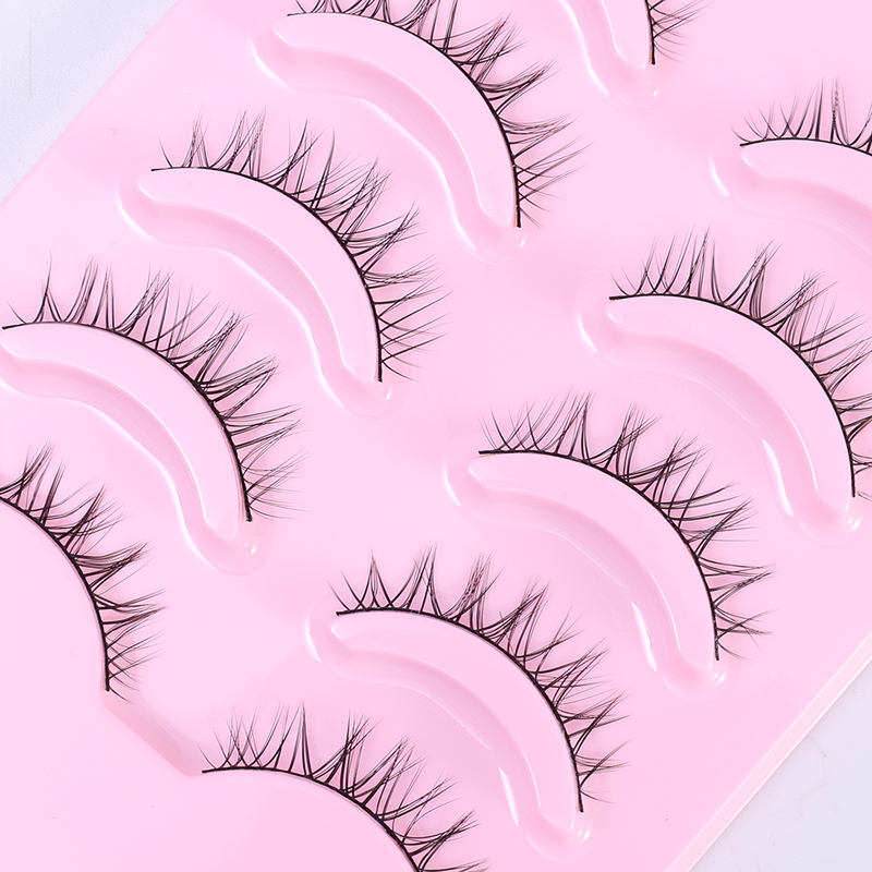 5 pairs of natural thick fake eyelashes in comics, role-playing soft eyelashes in comics, daily dating, makeup, fake_voghion.com