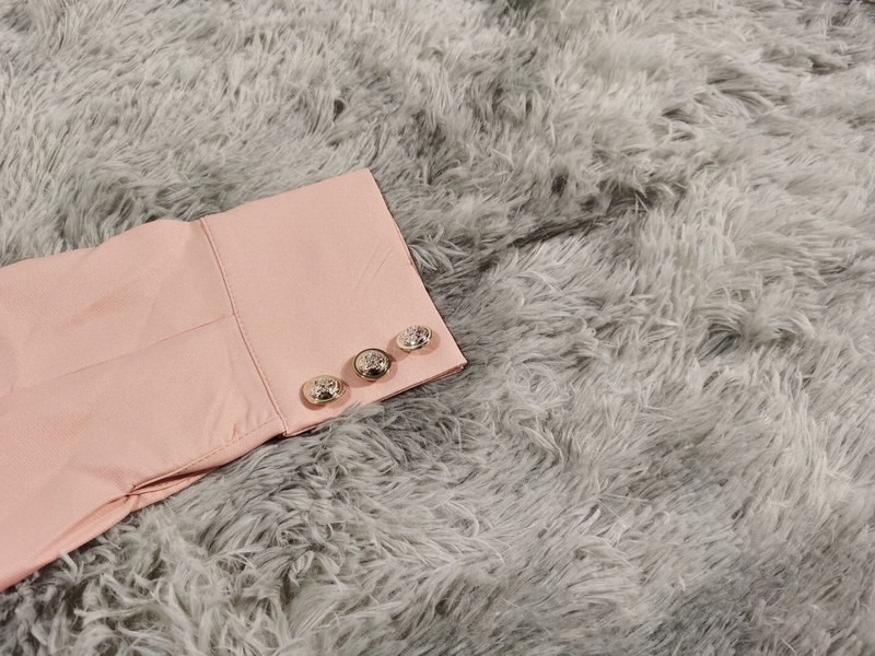 Women's temperament long lapel folds with belt dress European and American style coat_voghion.com