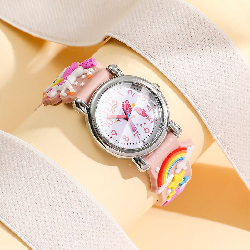 Orologi al quarzo Accessori Gioielli Giocattolo Puntatore Orologio per studenti Moda Elegante Ragazze Unicorno Fai da te Orologio al quarzo per bambini all'ingrosso_voghion.com