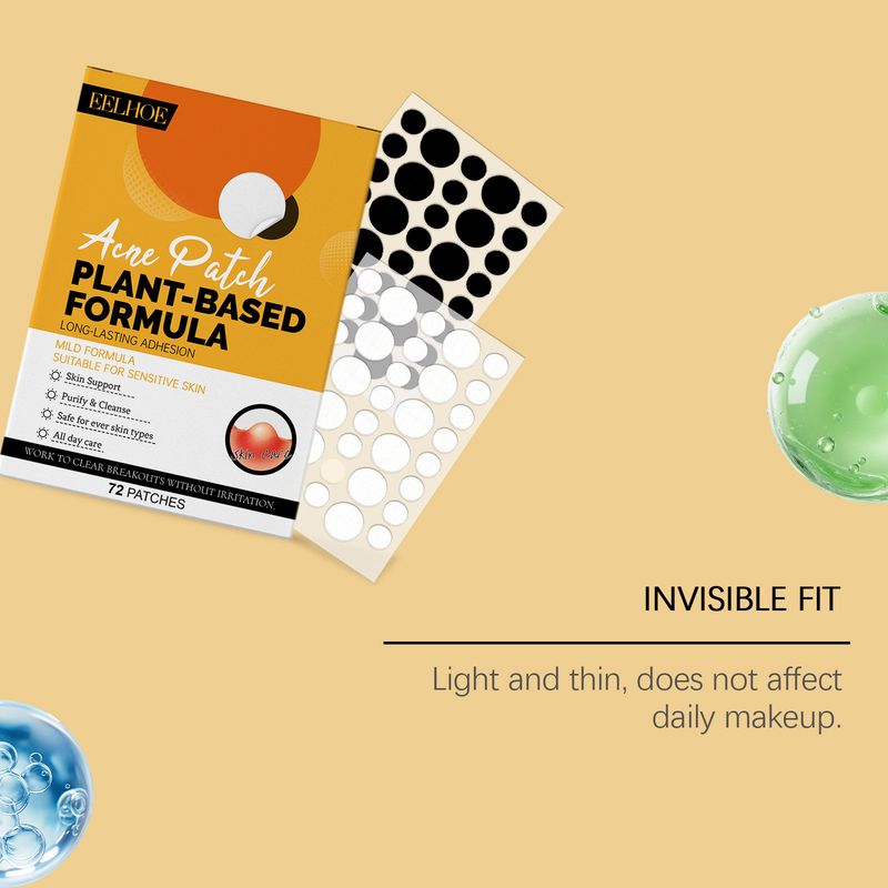 EELHOE Gentle Day And Night Breathable Isolation Protection Oil Control Facial Local Skin Care Acne Patch_voghion.com