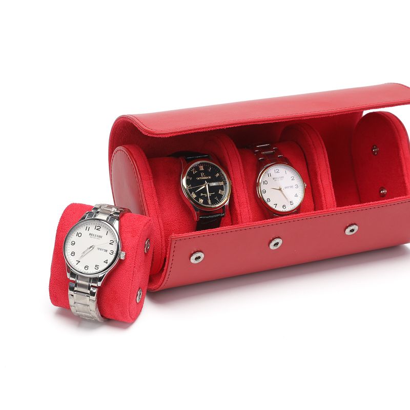 Pu Leather Watch Storage Box 1 2 3 Watch Multi-position High-end Travel Watch Box Bracelet Box Portable Watch Box_voghion.com