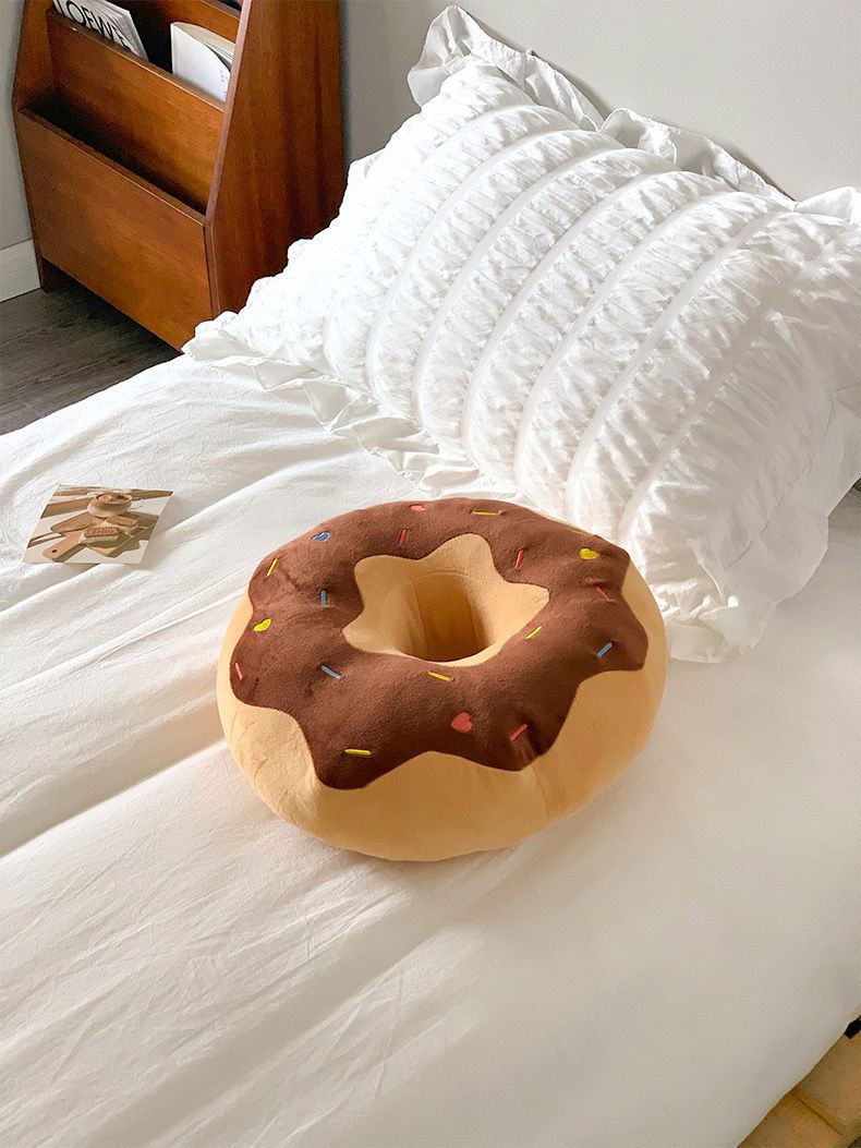 Donut Cushion Living Room Tatami Plush Decorative Pillow_voghion.com