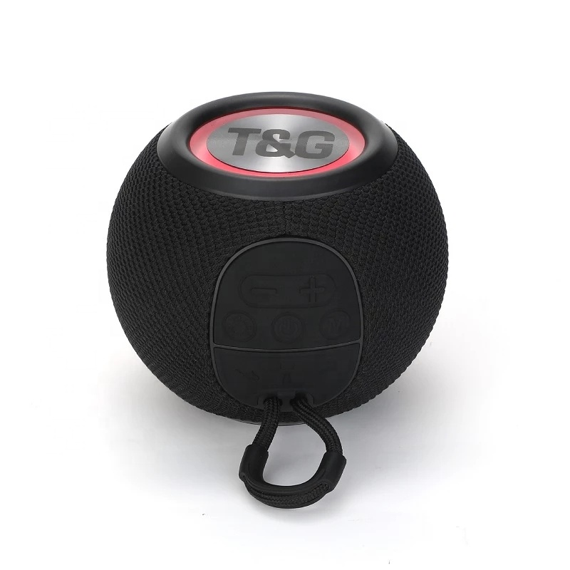 T&G TG337 New Portable Speaker Wireless Bluetooth 3D Stereo Surround Subwoofer Waterproof Outdoor Loudspeaker Lanyard_voghion.com