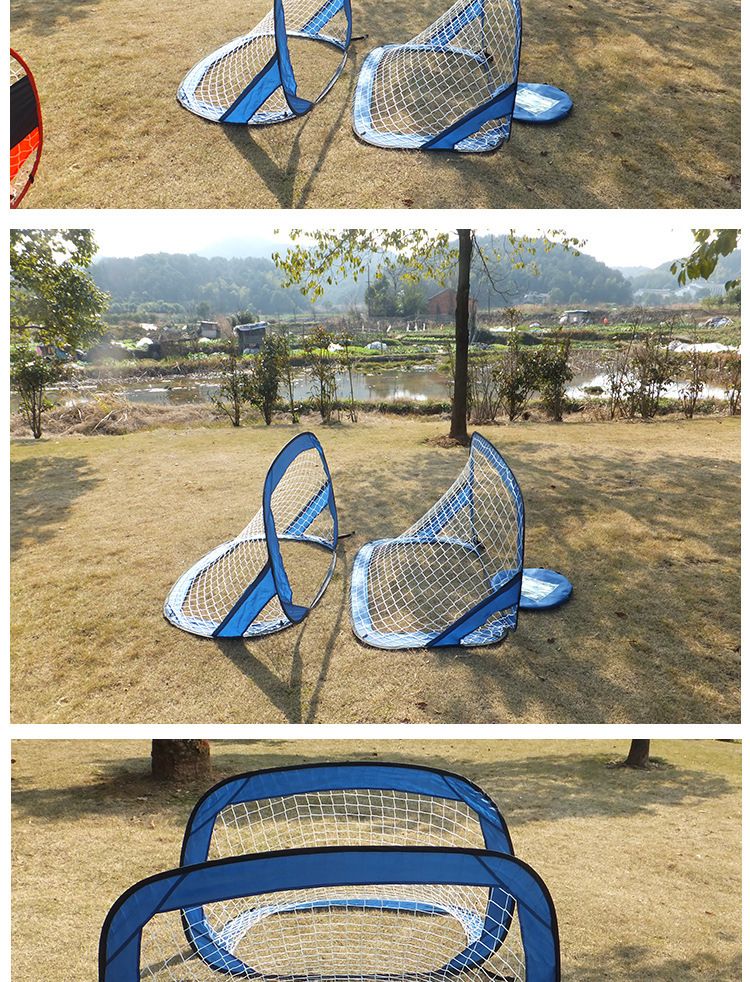 Portable Foldable Soccer Goal For Kids - Easy Setup Football Net For Outdoor Family Games & School Training_voghion.com