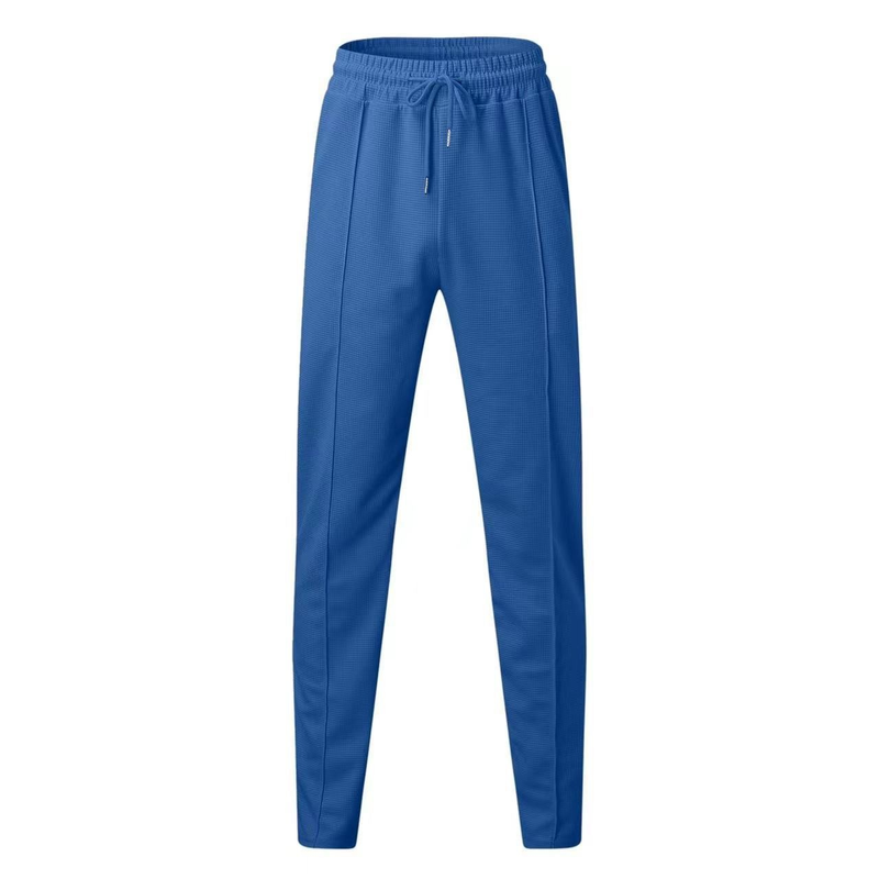 Set de vară cu pantaloni cu mânecă lungă, format din două piese, sport și sport casual pentru bărbați_voghion.com