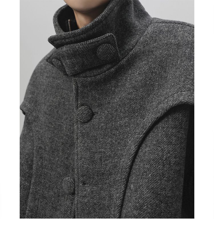 2023/winter American retro wool quilted casual jacket_voghion.com