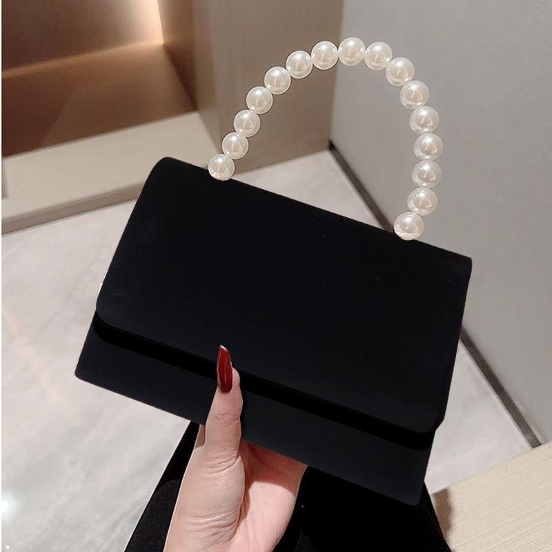 Nuova borsa a mano in velluto e perle, pochette da sera di alta qualità, borsa a tracolla quadrata piccola per feste in cheongsam_voghion.com
