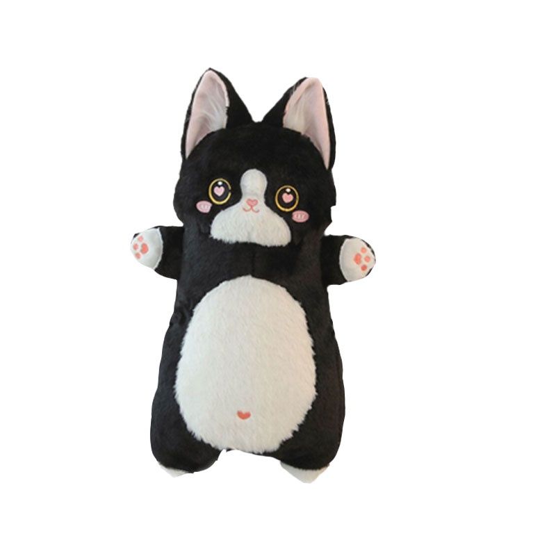 Peluche simpatico gatto siamese blu arancione mucca e maialino moccioso stili disponibili_voghion.com