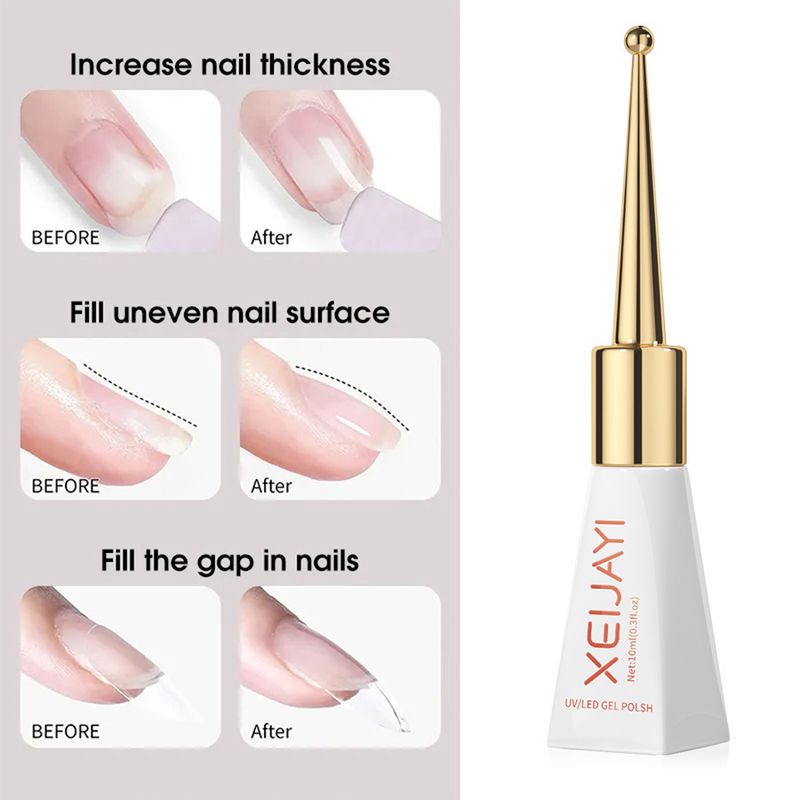 Nail Glue Nail Art Construction Base Glue Easy To Shape Super Durable Reinforcement Base Glue Nail Polish Glue Dedicated To Nail Salons_voghion.com