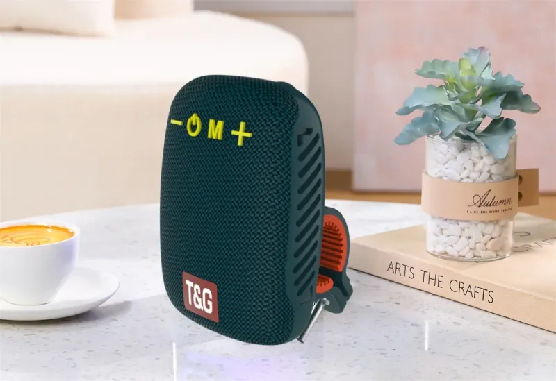 Udendørs cykel TG392 Bærbar Bluetooth-højttaler TWS Trådløs Mini Bas FM Radio Soundbar Boombox Ridning Musik Afspil højttaler_voghion.com