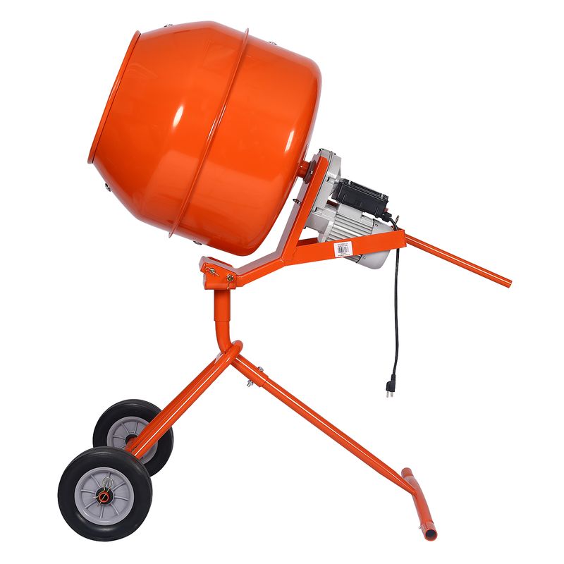 5.0 Cu. Ft. Portable Concrete Mixer,electric Cement Mixer ,ETL Certificated Copper Motor_voghion.com