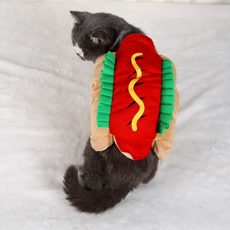 Nieuw Halloween transformeerbaar universeel teddybeer hondenkostuum, schattige grappige huisdierburger-transformatie-outfit_voghion.com