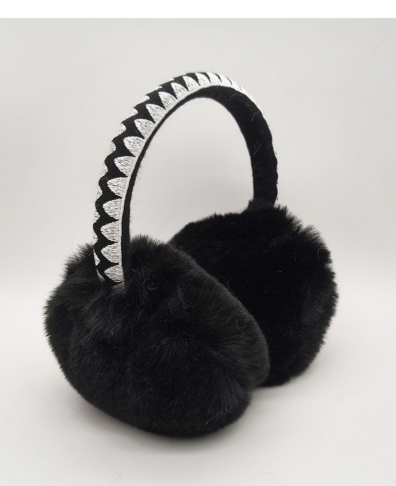 New Winter Rabbit Warmers Protection Anti-Freeze Fur Covers European And American Style Women's Plush Cold-Proof Ear_voghion.com