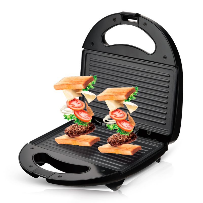 Grille-pain multifonctionnel transfrontalier standard européen RAF pour la maison Grille-pain léger pour petit-déjeuner Sable Chauffage double face Machine à steak_voghion.com