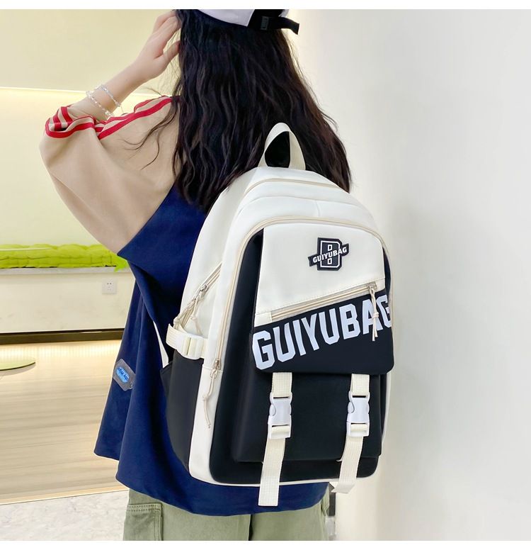 Women's bag 2024 new high-capacity for middle and high school students, fashionable backpack, computer bag, backpack_voghion.com
