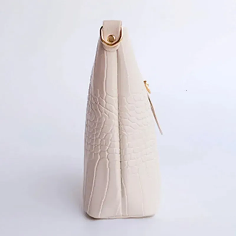 Borsa a tracolla alla moda con nastro stampato, tracolla a secchiello, alta capacità, da donna, 250314l_voghion.com