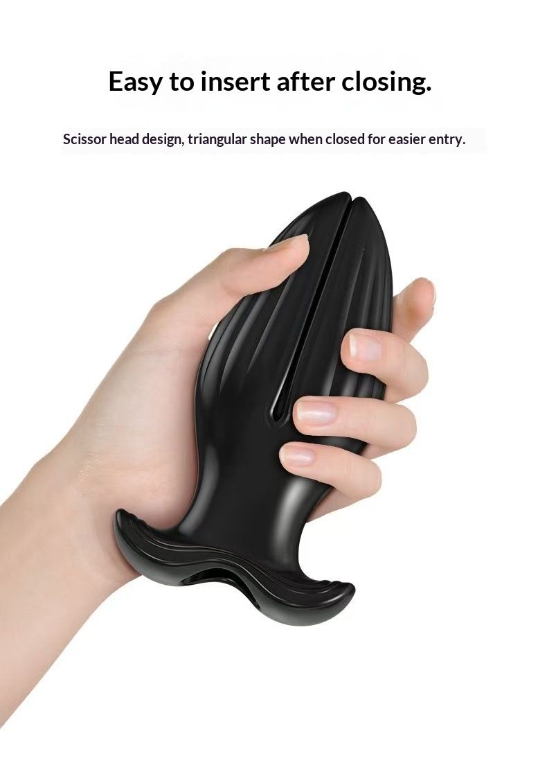 luckyqqyp Espansione per plug unisex, per pulizia anale e lombare, clistere, design SM cavo_voghion.com
