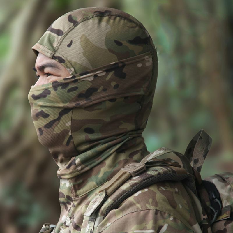 Pasamontañas de camuflaje para hombre, máscara integral CS para esquí, ciclismo, caza, cubierta para cabeza y cuello, forro para casco, gorra, bufanda multicámara_voghion.com