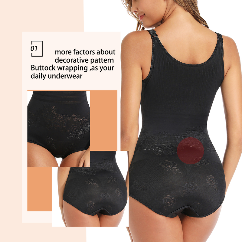 For Women Bodysuit Sexy Shapewear Waist Trainer Tummy Control Thong Seamless Body Shaper Slimming Underwear Fa_voghion.com