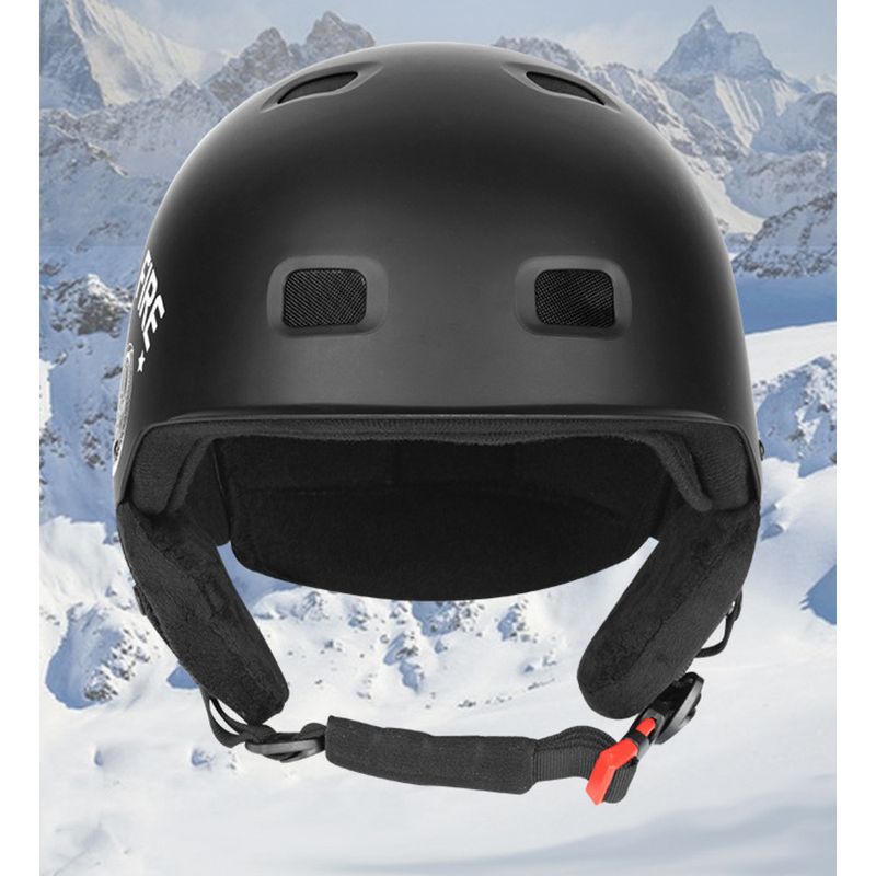 2023 new ski suitable for single double board indoor outdoor protection, anti fall and warm snow helmet_voghion.com
