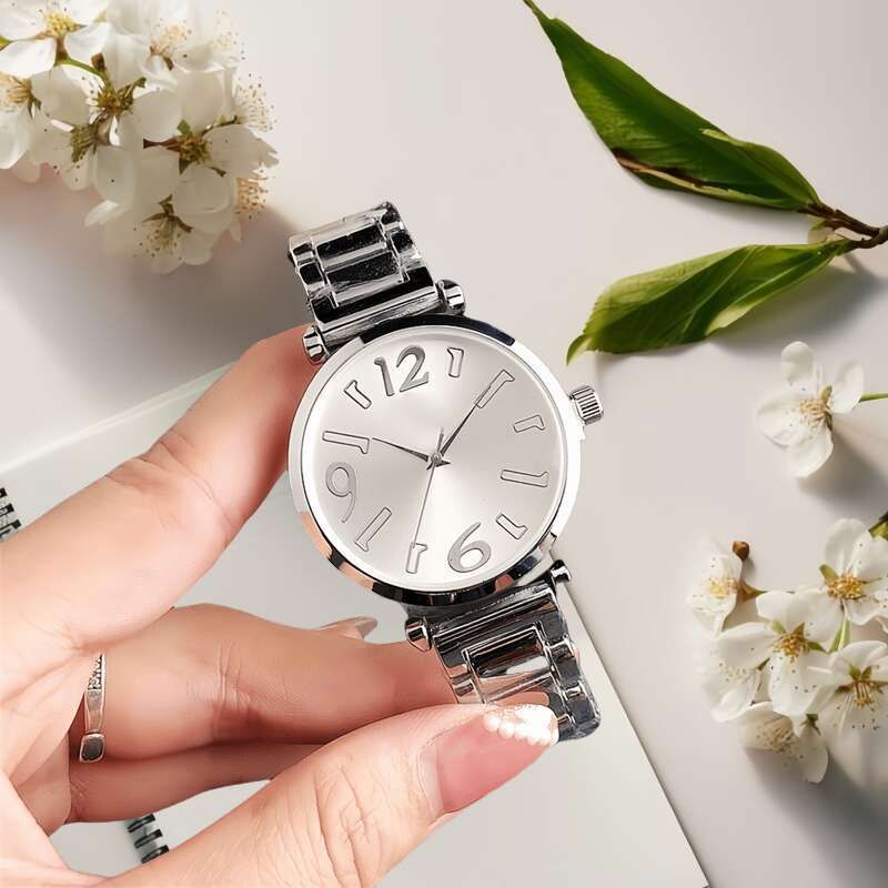 Orologio digitale alla moda per studentesse, semplice ed elegante, cinturino sottile, quadrante piccolo, squisito, compatto al quarzo da donna_voghion.com