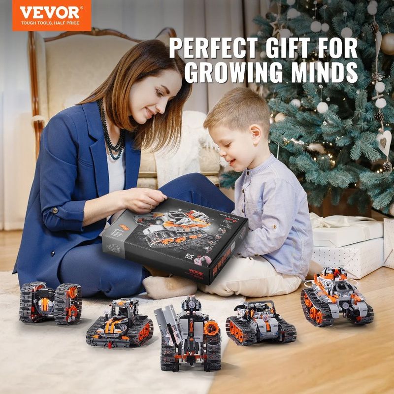 And STEM App For Building 1 Car Control Robot 5 Toys 554 Remote In PCS_voghion.com