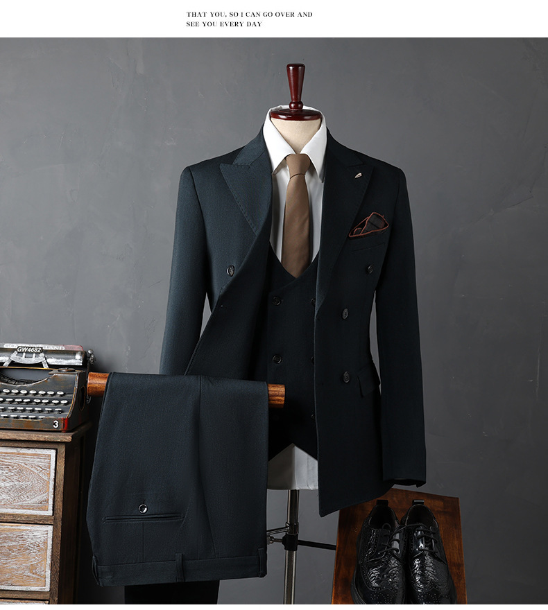Männerkleeder Duebelknäppchen Kostüm Kostüm Hochzäit Bräitchemann Kostümjacket_voghion.com