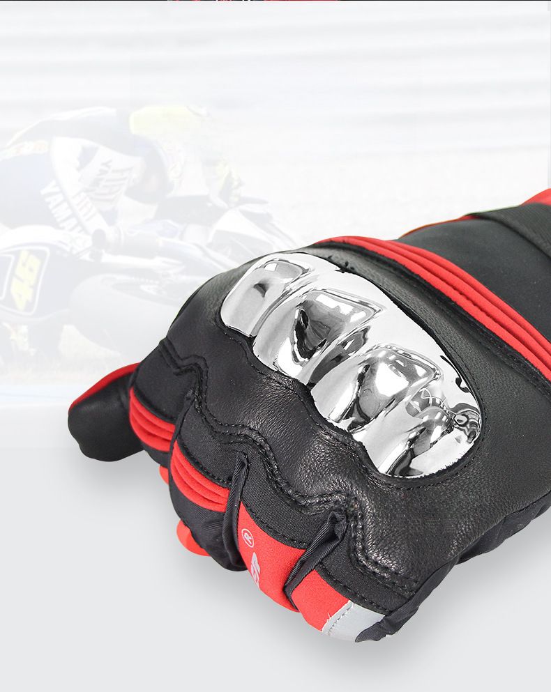 Fahrradhandschuhe Motorrad Herbst/Winter Dreistufige Temperaturverstellbare Heizhandschuhe Outdoor Kältebeständige warme elektrische Skihandschuhe Heizhandschuhe_voghion.com