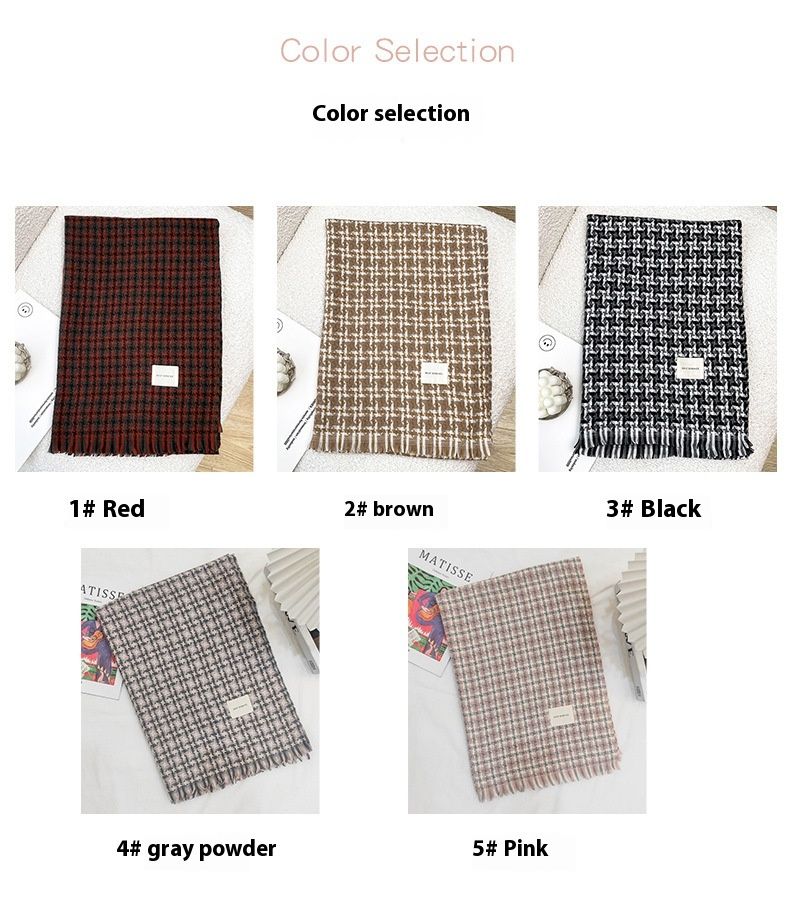 Nuove sciarpe per le donne, piccoli mulini a vento alla moda, sciarpe calde e lussuose per l'autunno e l'inverno, sciarpe scialle e collane_voghion.com