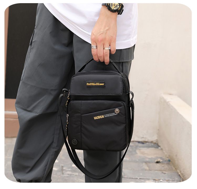 Nuova borsa a tracolla casual da uomo, borsa a tracolla sportiva da esterno, borsa da viaggio impermeabile, piccola borsa a mano_voghion.com