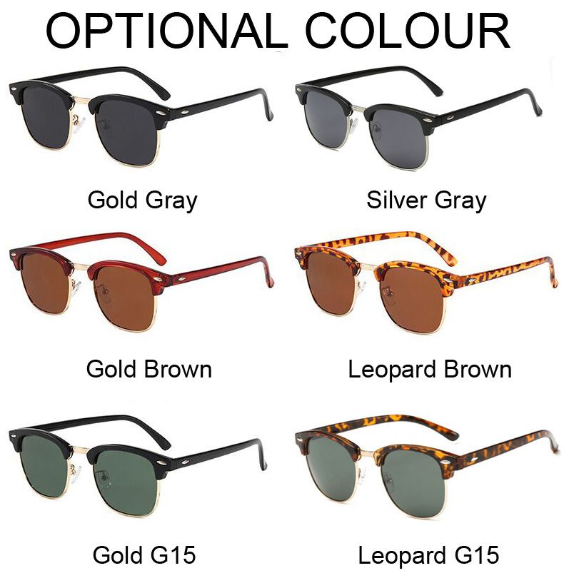 Vintage Polarisierte Sonnenbrille Frau Marke Designer Retro Weiblich Fahren Sonnenbrille Mode Halbrandlose Reise Oculos De_voghion.com